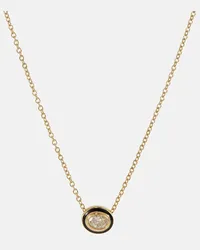 Melissa Kaye Collana Lenox Reign in oro 18kt con diamante Oro