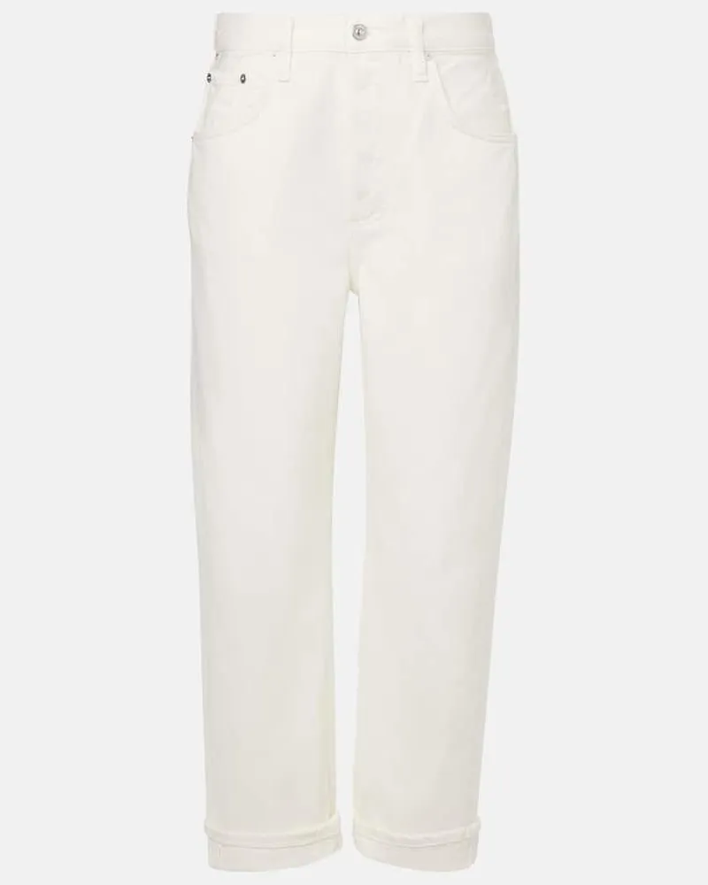 Citizens of humanity Jeans a gamba larga Dahlia a vita bassa Bianco
