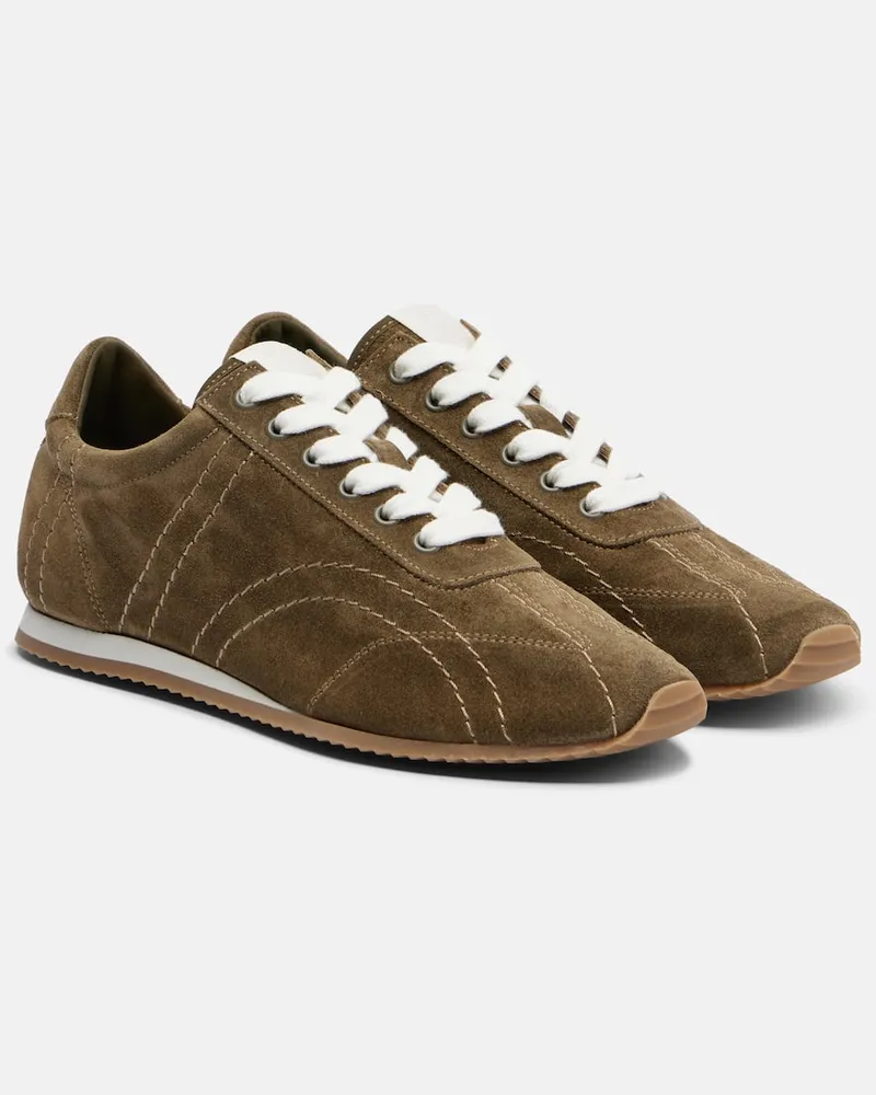 Totême Sneakers in suede Verde