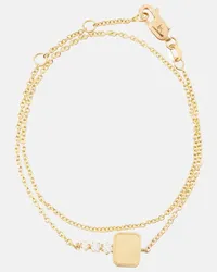 Jade Trau Bracciale Catherine Mini in oro 18kt con diamanti Oro