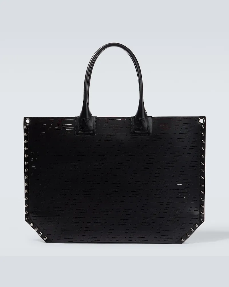 Christian Louboutin Borsa Cabalou in pelle Nero