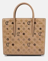 Christian Louboutin Borsa Paloma Medium in pelle Beige