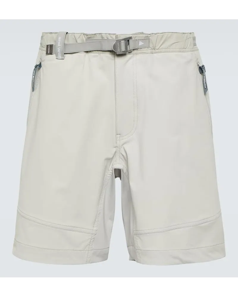 and wander Shorts in tessuto tecnico Grigio
