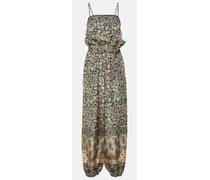 Jumpsuit Hede in seta con stampa