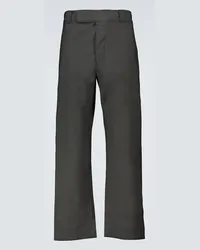 Prada Pantaloni in lana Grigio