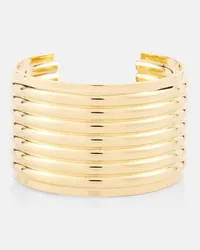 Saint Laurent Bracciale rigido Deco Oro