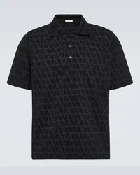 Valentino Garavani Polo Toile Iconographe in cotone Nero