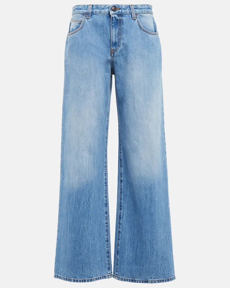 The Row Jeans Eglitta a gamba larga Blu