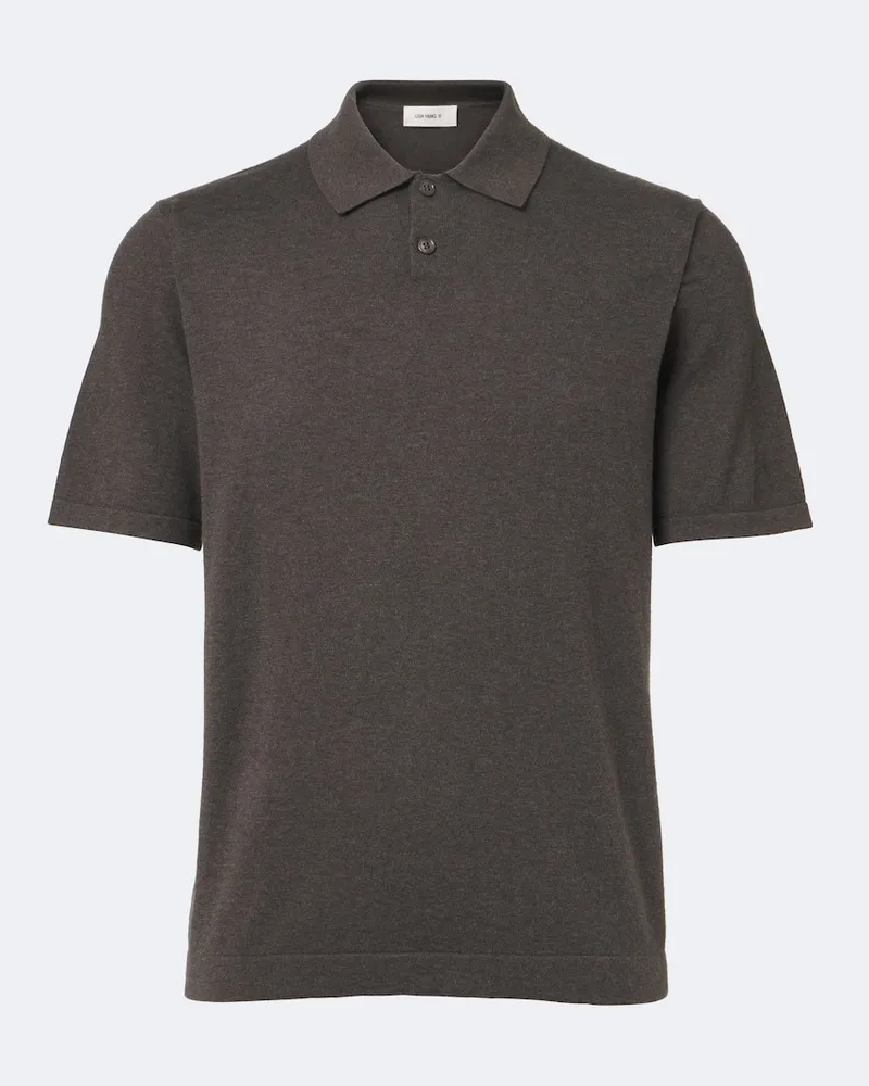 Lisa Yang Polo Keir in cotone e cashmere Marrone
