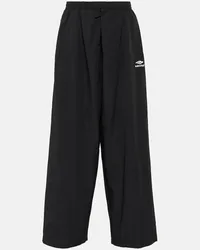 Balenciaga Pantaloni sportivi 3B Sports Icon Nero