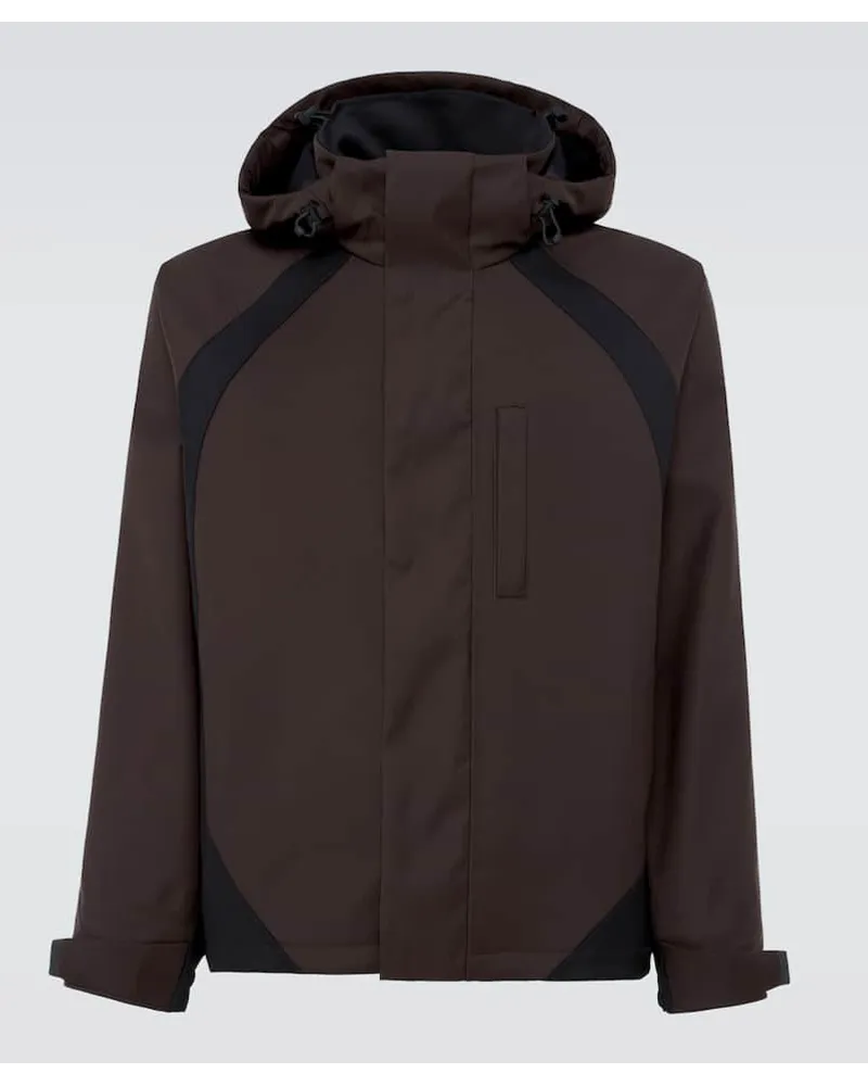 Loro Piana Giacca in misto lana Marrone