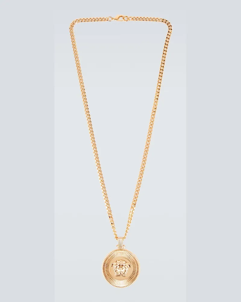 Versace Collana Medusa Biggie placcata oro Oro