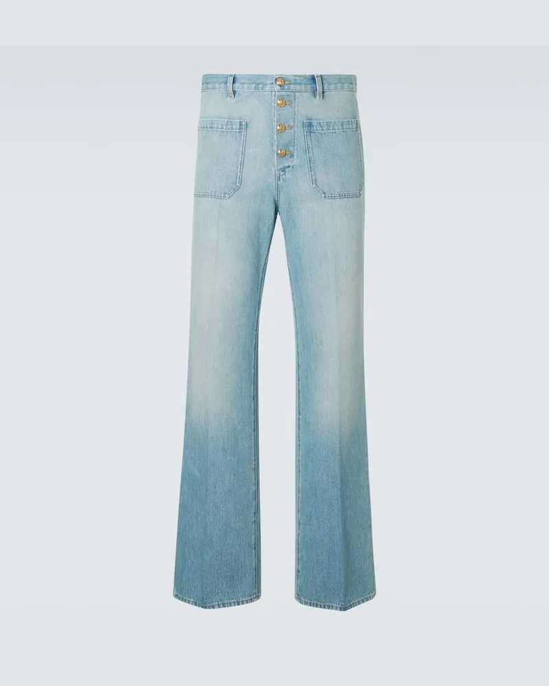 Valentino Garavani Jeans a gamba larga Blu