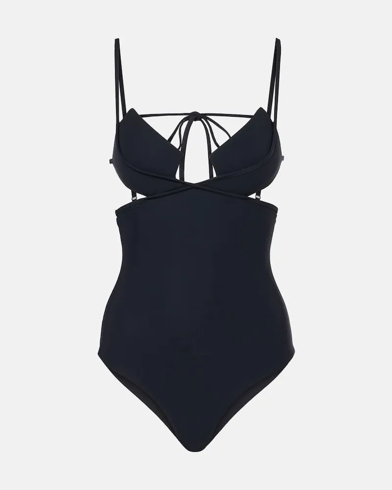 Nensi Dojaka Costume intero con cut-out Nero