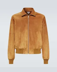 Bottega Veneta Bomber in suede Marrone