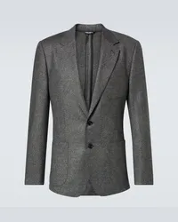 Dolce & Gabbana Blazer da abito in misto lana Grigio