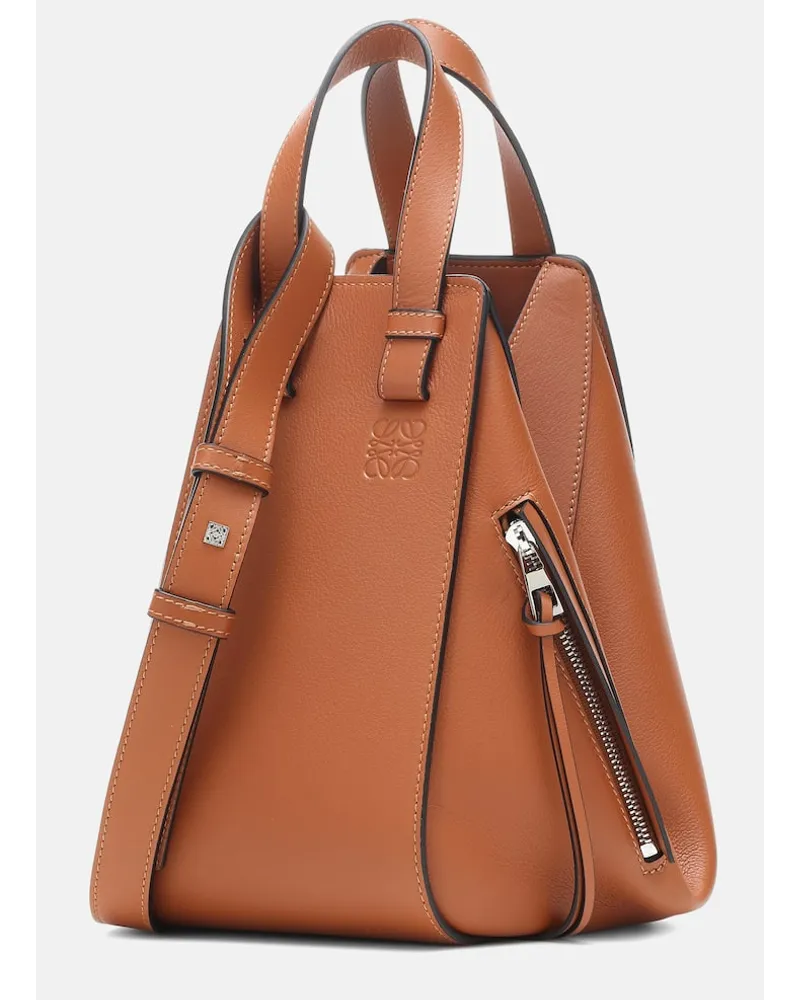 Loewe Borsa Hammock Small in pelle Marrone