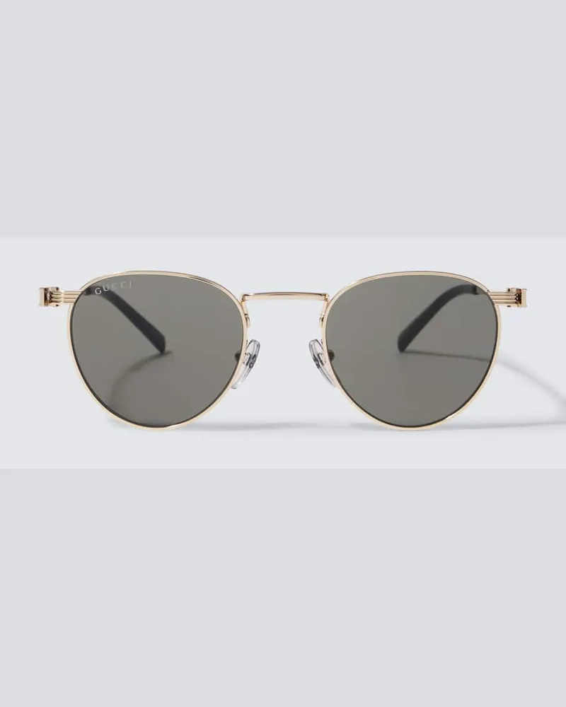 Gucci Occhiali da sole rotondi Oro