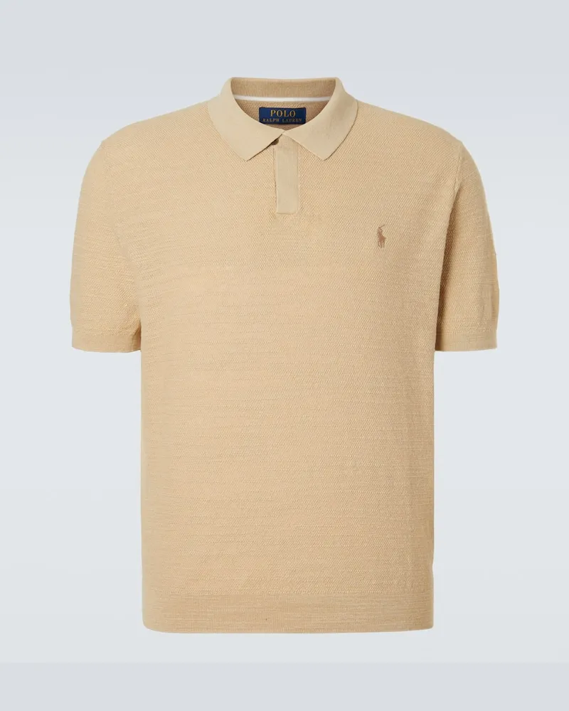 Ralph Lauren Polo in cotone e lino Beige