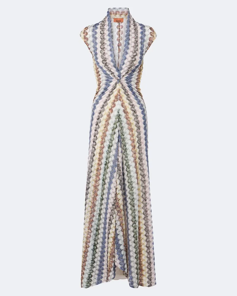 Missoni Abito lungo in lamé Multicolore