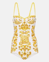 Dolce & Gabbana Costume intero Majolica Multicolore