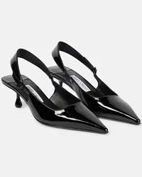 Jimmy Choo Pumps slingback Amel 50 Pat in pelle Nero