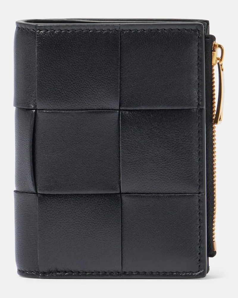 Bottega Veneta Portafoglio Cassette in pelle Nero