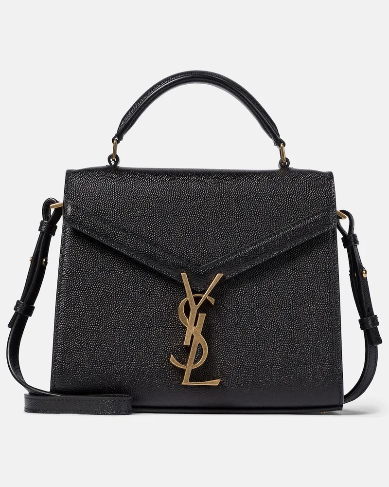 Saint Laurent Borsa Cassandra Mini in pelle Nero
