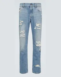 Dolce & Gabbana Jeans regular distressed Blu