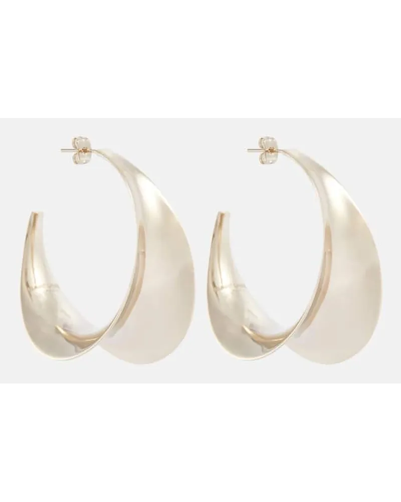 Saint Laurent Orecchini a cerchio Argento