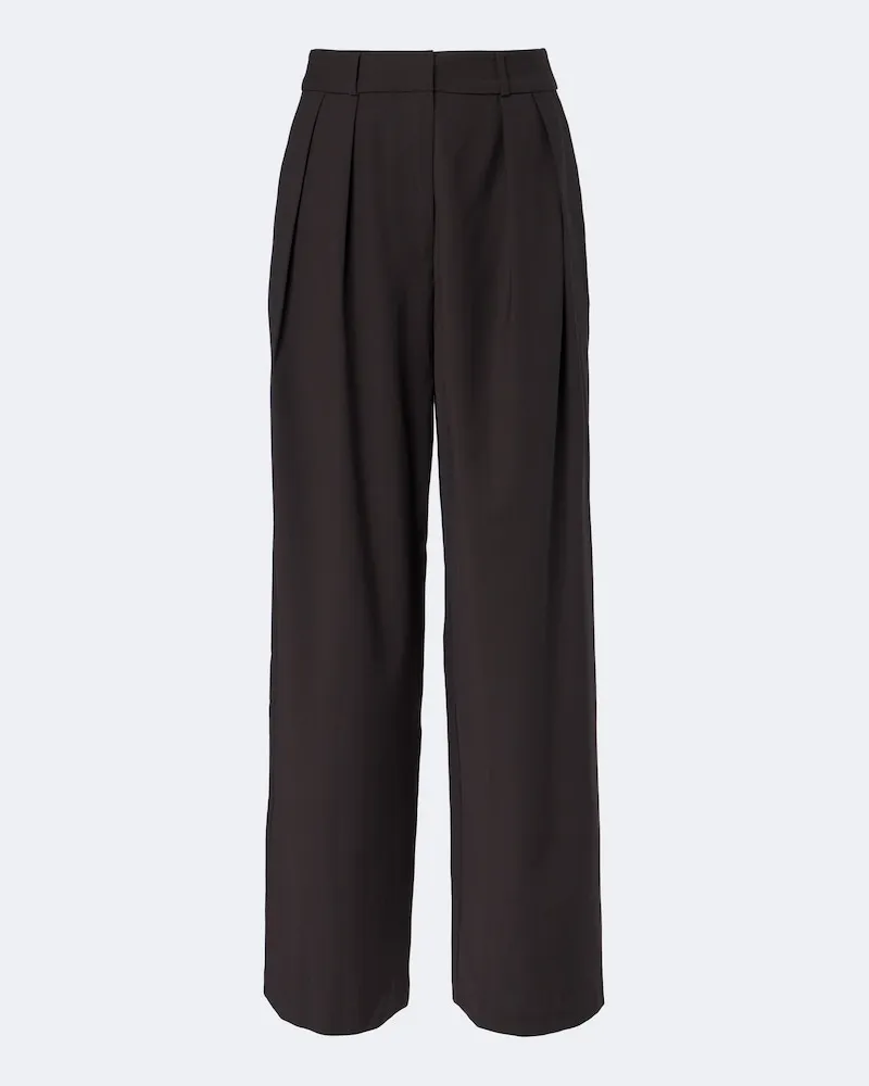 FRANKIE Shop Pantaloni a gamba larga Ripley Marrone