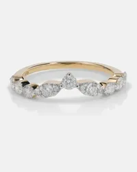 Stone & Strand Anello Muse Tiara in oro 10kt con diamanti Oro