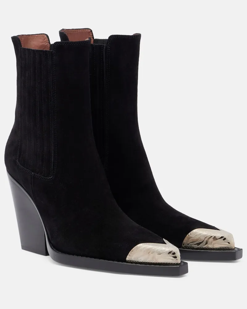 Paris Texas Stivaletti Dallas in suede Nero