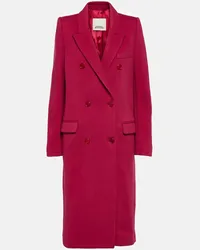 Isabel Marant Cappotto Enarryli in lana e cashmere Rosso