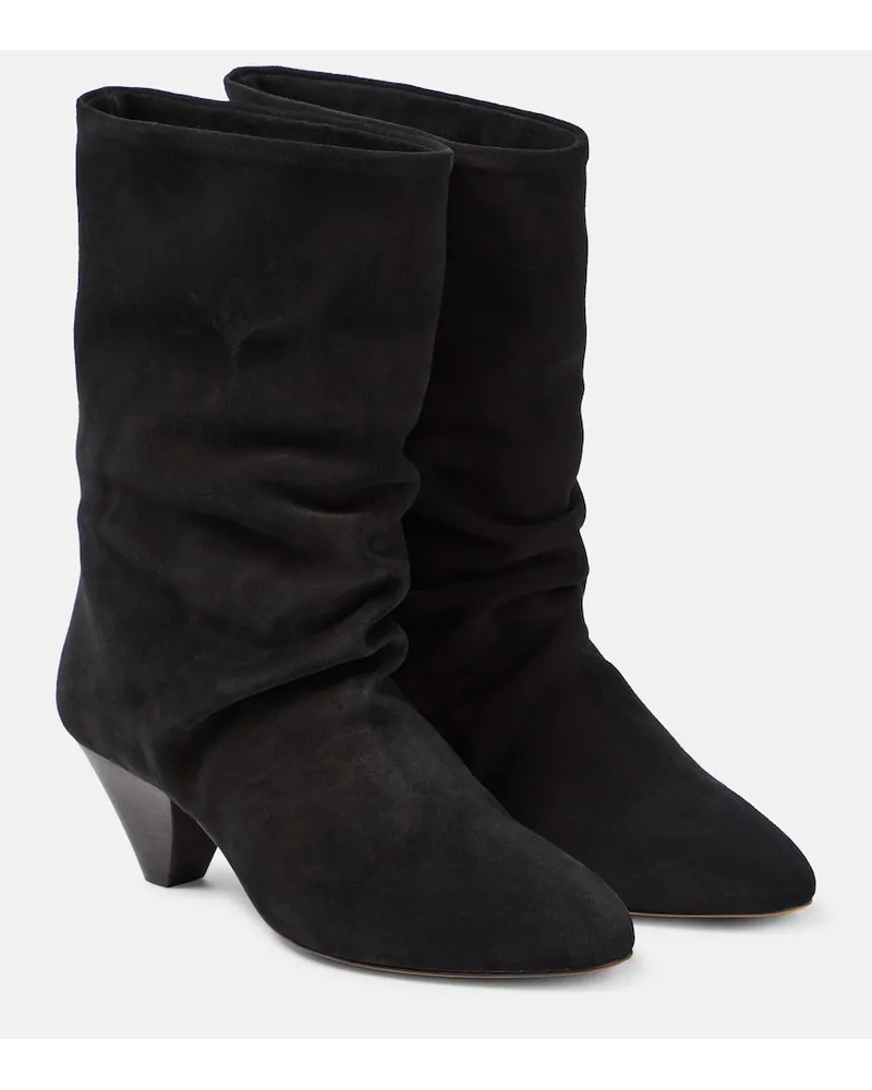 Isabel Marant Stivaletti Reachi in suede Nero