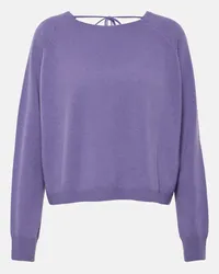 Jardin des Orangers Pullover in lana e cashmere Viola