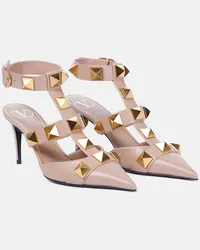 Valentino Garavani Pumps slingback Roman Stud in pelle Rosa