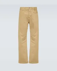 Jacquemus Jeans regular a vita media Beige