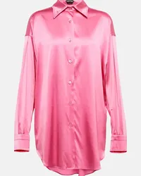 Tom Ford Camicia in raso di seta Rosa