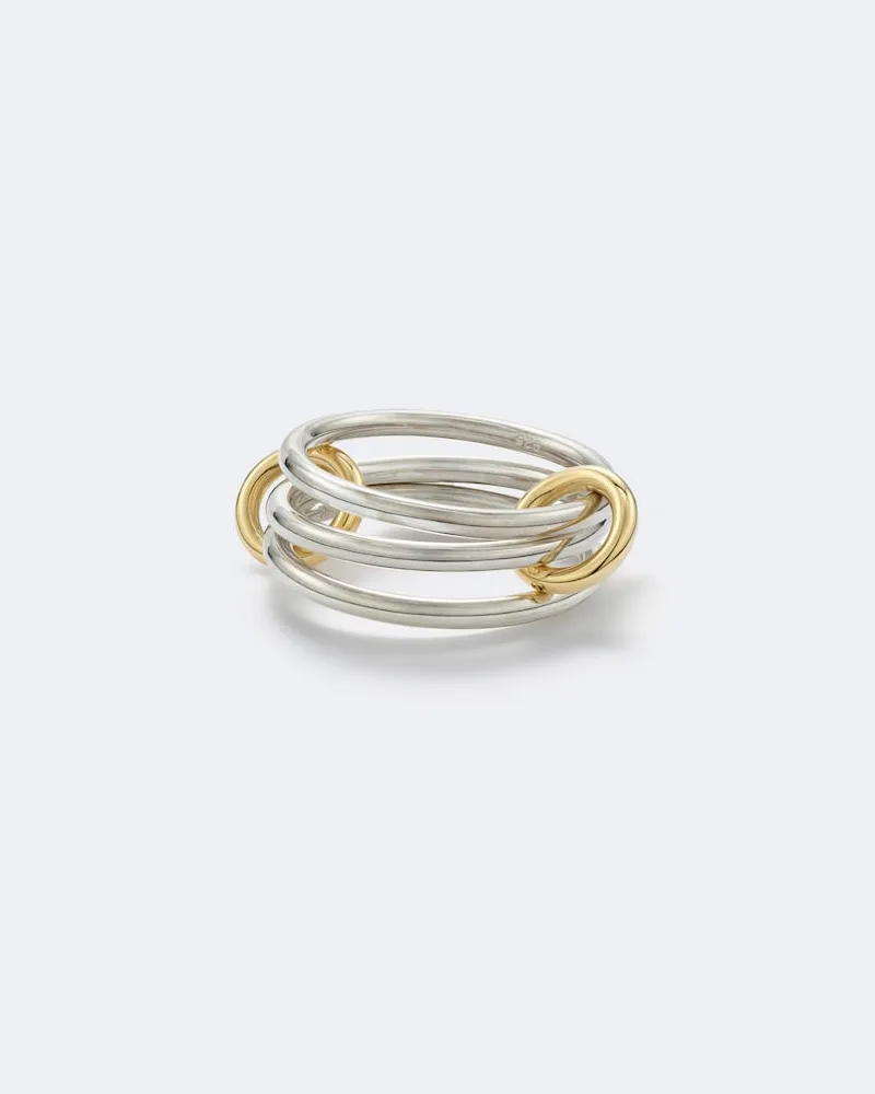 Spinelli Kilcollin Anello Solarium in argento sterling e oro 18kt Argento