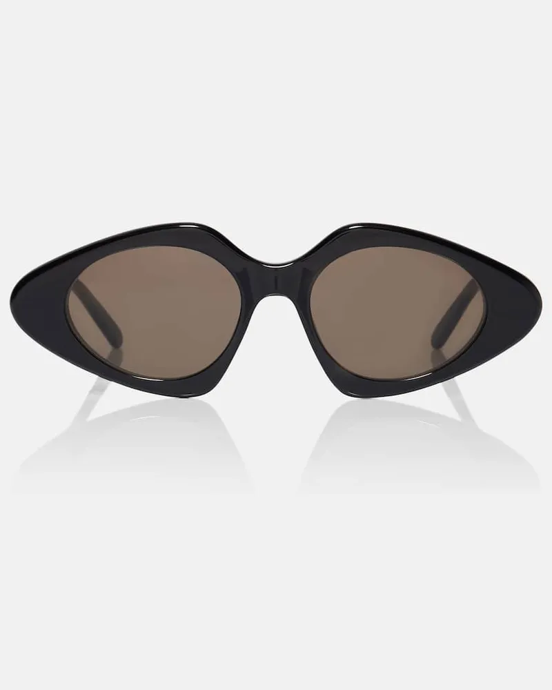 Loewe Occhiali da sole ovali Nero