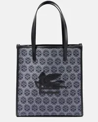 Etro Borsa Love Trotter Medium in denim Blu