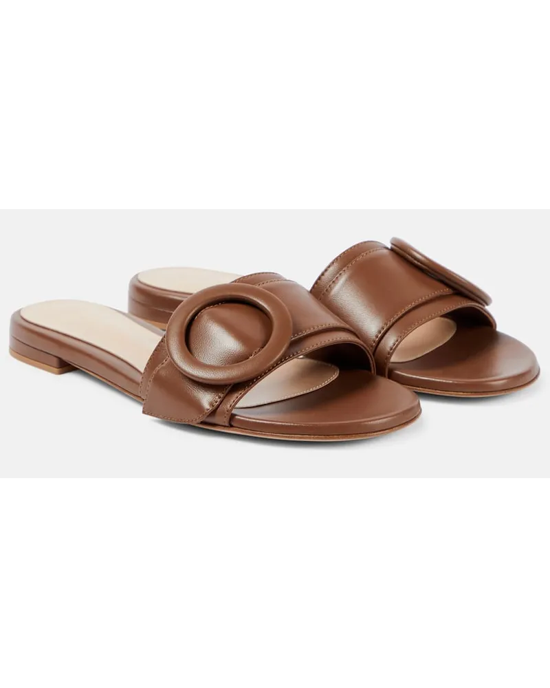 Gianvito Rossi Sandali in pelle Marrone