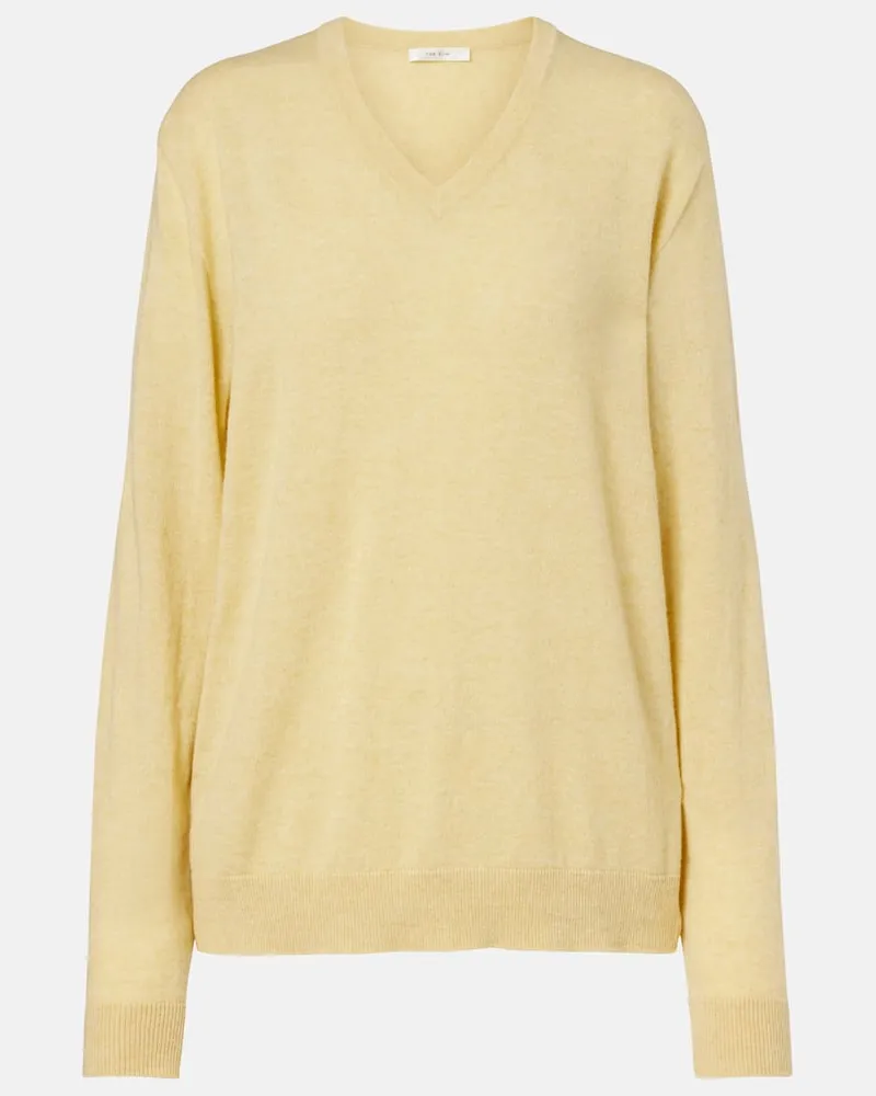 The Row Top Nian in cashmere Giallo