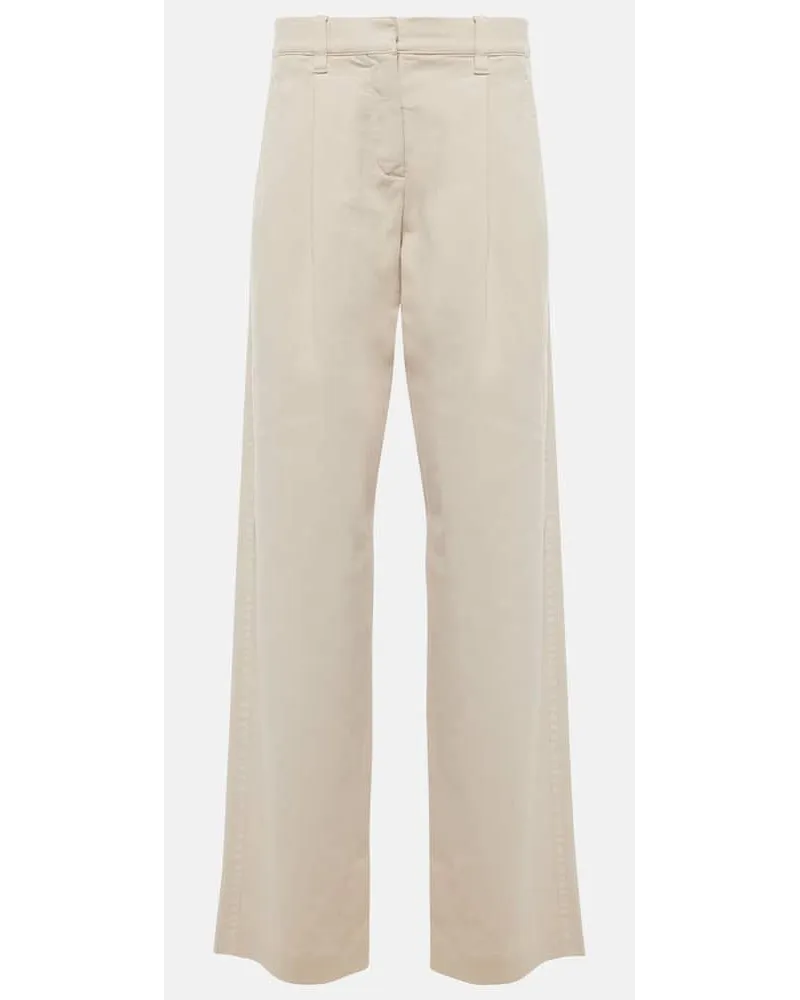 Brunello Cucinelli Jeans regular a vita media Bianco