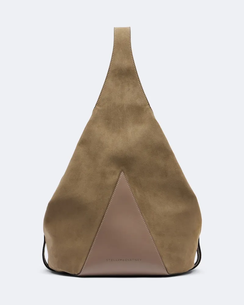 Stella McCartney Borsa a secchiello Appaloosa Medium Marrone