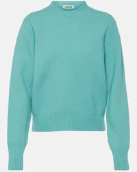 Jil Sander Pullover in lana Blu