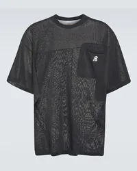 Undercover T-shirt oversize in maglia Nero