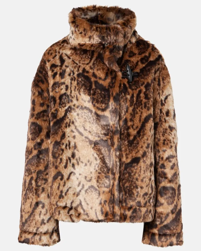 Jacquemus Giacca Fernando in pelliccia sintetica Marrone