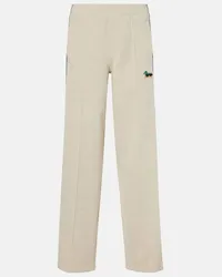 Burberry Pantaloni sportivi con logo Beige